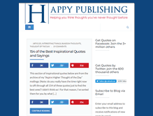 Tablet Screenshot of happypublishing.com